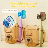 Étui de protection pour brosse à dents, boîte de rangement pour brosse à dents, clip de fixation pour la maison et les voyages