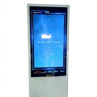 WONRU - Reproductor LCD Más Vendido, Quiosco Vertical, Tótem de Pie para Exteriores, Máquina de Señalización para Calle, Anuncios en Aplicación, Pantalla LCD Digital