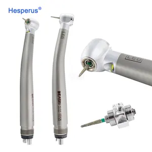 Dental led High Speed Handpieces Single Water Spray Turbine Dentistry Tools Aluminum Alloy 2/4 Holes Dental Handpiece