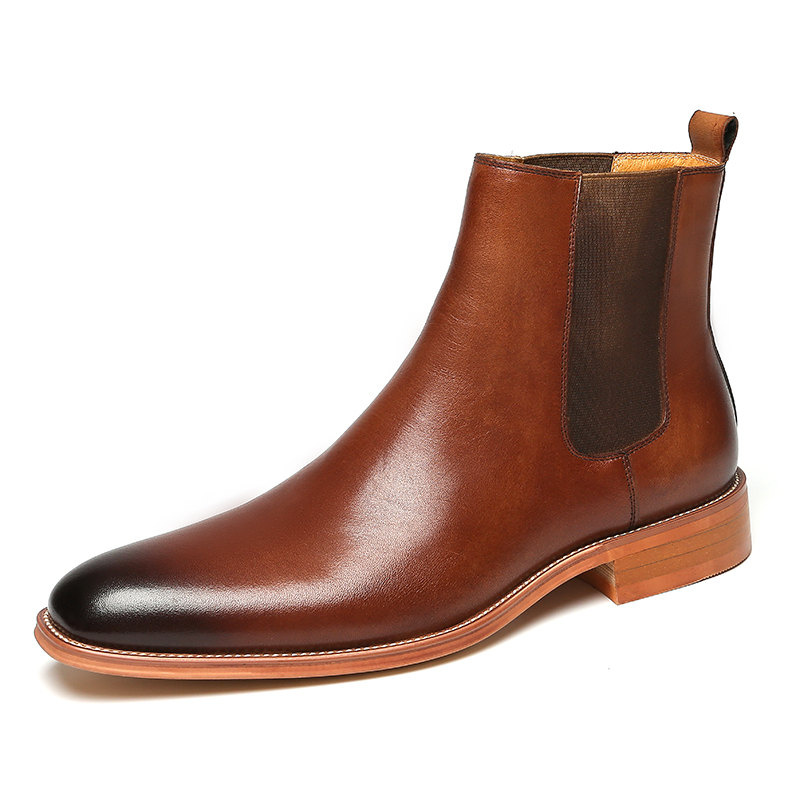 EUR 38-48 Hombre Tooling Boots Botines Chelsea Casual Leather Boots Khaki EUR 38-48 Hombre Tooling Boots Botines Chelsea Casual Leather Boots Khaki