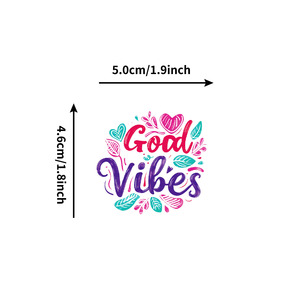 50 pegatinas motivacionales con <span class=keywords><strong>frases</strong></span> en inglés, troqueladas, de vinilo PP impermeable, para equipaje y diario. - Product Image 3