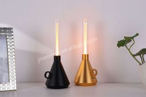 Luminaires de table modernes de luxe LED à gradation <span class=keywords><strong>design</strong></span> avec <span class=keywords><strong>lustre</strong></span> en cuivre doré pour salle à manger - Product Image 2