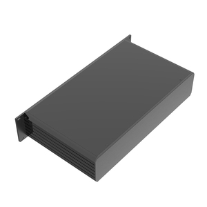 YONGGU C08B 2U Dịch Vụ Tùy Chỉnh 1U 2U 3U 4U Ép Đùn Nhôm Dự Án Hộp 19Inch Amplifier Khung Gầm - Product Image 4