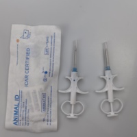 Seringue RFID 134.2kHz avec micropuce chats chiens serpents poisson EM4305 seringue verre étiquettes et étiquettes d'identification de petite taille