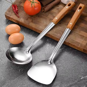 Giá Rẻ 5 Pcs Múc Skimmer Hộ Gia Đình Công Cụ Nấu Ăn Muỗng Skimmer Rãnh Thìa Thép Không Gỉ Nhà Bếp Nấu Ăn Đồ Dùng Bộ - Product Image 4