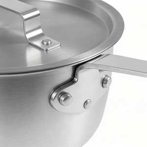 Marmite à soupe en aluminium Zunck Kitchen, avec fond composite, adaptée aux cuisinières à flamme nue et aux plaques à induction. - Product Image 3