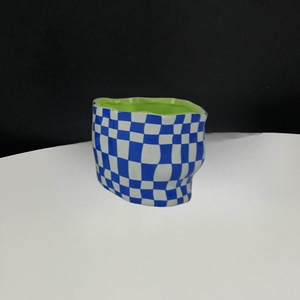 Nouveau design bon marché et pot de jardinière succulente en céramique à motif idiosyncratique pour plantes décoration de la maison - Product Image 6