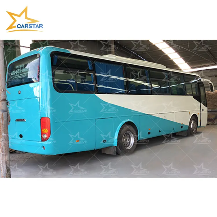 golden coach bus used diesel manual school car with 28seats folding door used coach bus cheap price