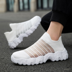 Zapatos Casuales Sin Cordones para Mujer, Duraderos y Ligeros, con Parte Superior de Malla Grenadine, Zapatillas para Caminar de Verano - Product Image 1