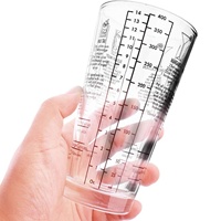 Vente en gros 15oz Martini Cocktail 400ml Verre Cocktail Shaker En Acier Inoxydable Couvercle Étanche Recettes Mesuré Mélange Bouteille