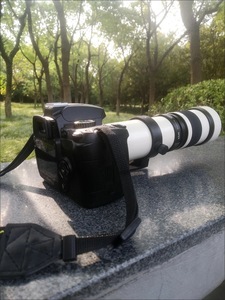 ホワイト420-800mmズーム超望遠マニュアルフォーカスレンズF8.3-f16フルフレーム67mmフィルター（DSLRミラーレスカメラ用） - Product Image 1