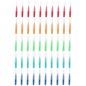 50 cepillos interdentales, palillos de dientes para ortodoncia, blanqueamiento dental, cuidado de la higiene bucal, cepillos de limpieza dental suaves - Product Image 5