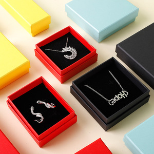 Custom Logo <strong>Small</strong> Jewelry <strong>Paper</strong> Packaging Gift <strong>Box</strong> Girls Ring Jewelry Color Cheap Packing Storage <strong>Box</strong> - Product Image 4