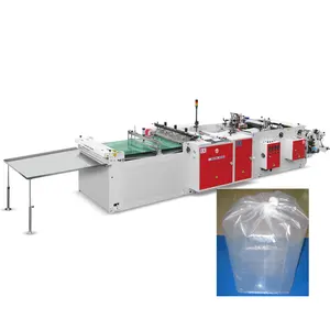 Heat Seal Cold Cut Bottom Sealing Plastic Bags Making Machine