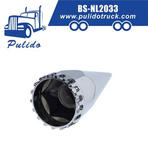 <span class=keywords><strong>Cache</strong></span>-écrous standard filetés en plastique chromé ABS de 33 mm pour semi-remorque - Product Image 4