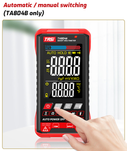 Multimètre numérique professionnel TASI TA804A, 6000 comptes, testeur de transistors, mesure de la capacité, mesure de la température, continuité, 600V - Product Image 4