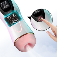 Neuer meist verkaufter rotierender Saug flugzeug becher Leistungs starker Vibrations heizungs mastur bator Erotik spielzeug Masturbation becher