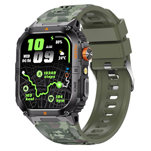 Nuovi Prodotti di Tendenza 2026: Smartwatch YK12 da Uomo con Display TFT da 2.01", Torcia, Monitoraggio Frequenza Cardiaca e Pressione Sanguigna, IP68, Chiamate, Musica e Funzioni Sportive - Product Image 4
