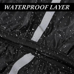 Housse de panier avant de vélo MESOROCK, housse de panier de vélo imperméable avec bandes réfléchissantes, doublure de panier de vélo - Product Image 6