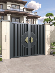<span class=keywords><strong>Portail</strong></span> moderne en alliage d'aluminium à double battant pour villa et maison individuelle, installation facile, fabriqué en Chine - Product Image 5