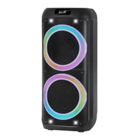 Enceinte portable double 8/10 pouces YE-1086, machine de karaoké sans fil compatible TF/USB/AUX pour fêtes en extérieur