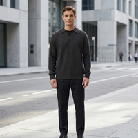 Pull en maille pour homme Hank de qualité supérieure, à manches longues, style décontracté, pour l'automne et l'hiver, ODM & OEM