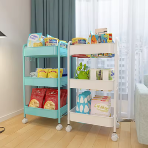 Hot Sale Großhandel Küchen wagen Wagen <span class=keywords><strong>Muti</strong></span> Funktion 3 Schicht Rolling Lager wagen - Product Image 5