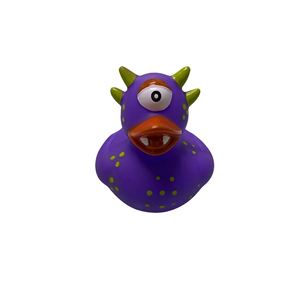 Juguete de baño para niños Monster Cross-Border, patito amarillo flotante, de vinilo, con sonido, para jugar en el agua, de plástico, venta al por mayor - Product Image 2