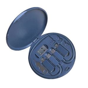 Adaptateur de câble de charge rapide 6 en 1 60W avec connecteurs de charge pour support de téléphone pour tablette pour le chargement du téléphone et le transfert de données - Product Image 1