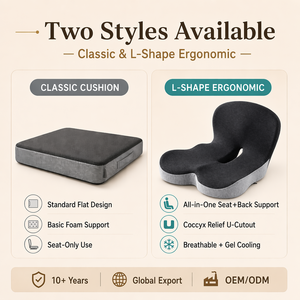<span class=keywords><strong>Coussin</strong></span> de siège orthopédique en mousse à mémoire de forme avec <span class=keywords><strong>coussin</strong></span> de coccyx breveté pour soulager la pression, pour chaise de bureau, voiture, camion, chaise de jeu - Product Image 5