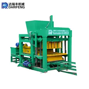 Cement brick raw material standard solid interlock pavers and blocks making machine combined