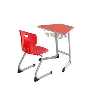 Silla de Escritorio Individual Fija Moderna Aoyasi PT-300T, MDF/Acero/Plástico, Muebles Escolares para Aula, Uso Comercial PT-300T - Product Image 3