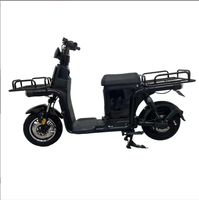Bicicleta Eléctrica de Carga con Motor Trasero sin Escobillas de 1000W, Batería de Litio de 60V 20AH, 3 Velocidades, para Logística y Entrega en Almacenes