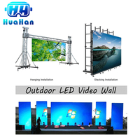Pantalla Gigante circular de vídeo para exteriores, pantalla led, carcasa de vuelo, micro pantalla led 4k