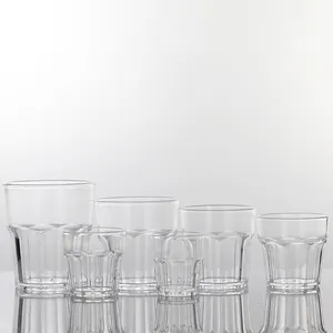 Op Maat Gemaakte Logo Pc Acryl Plastic Drinkbeker Transparant Whisky Shot Glas Plastic Bier Glazen Beker