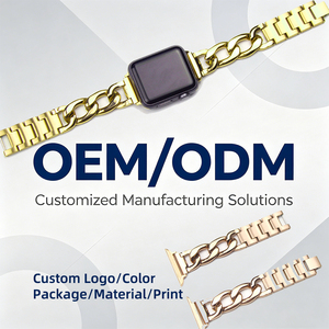 Correa de Reloj de Acero Inoxidable para Apple <span class=keywords><strong>Watch</strong></span>, <span class=keywords><strong>Huawei</strong></span>, Samsung, Fibit, Xiaomi, Brazalete de Cadena de 20, 22, 40, 41, 42, 44, 45, 46, 49 <span class=keywords><strong>mm</strong></span> - Product Image 3