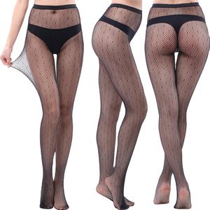Zs2630 Halloween Sexy Jacquard résille bas haute élastique <span class=keywords><strong>semi</strong></span>-<span class=keywords><strong>collant</strong></span> avec maille crâne <span class=keywords><strong>opaque</strong></span> tricoté collants - Product Image 3