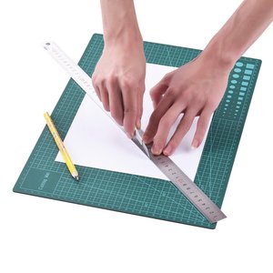 Tappetino da <span class=keywords><strong>Taglio</strong></span> A2 in PVC Autoriparante Viola, Spessore 3mm, 3 Strati, Nuovo Design con Adesivo Rotante - Product Image 5