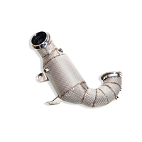 Tuyau catalytique avant à flux d'air amélioré pour Mercedes W177 A45s A45 CLA45 AMG Euro 6B Power Tuning