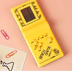Klassieke Nostalgische Bouwstenen Retro Educatief Speelgoedspelmachine Handheld Console Bakstenen Spel