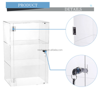 Benutzer definierte klare Acryl vitrine, die klare Acryl vitrine mit Schloss verriegelt