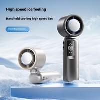 Ventilateur de suspension extérieur rechargeable AntarcChill pour la vente en gros, avec refroidissement turbo et fonction climatiseur