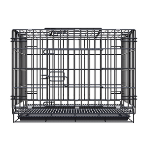 Fabrika kaynaklı Metal köpek kafesi Pet tel köpek kafesleri evcil hayvan sandığı ev tel örgü köpek kafesi - Product Image 1