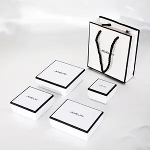 Wholesale Jewelry Gift Box Necklace Rings Earrings Paper Boxes for Packaging Jewelry
