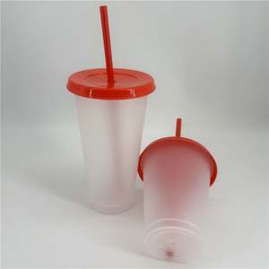 Nouvelle Tendance Été 2026 : Gobelet Réutilisable en Plastique PP Anti-Fuite de 24 oz pour Boissons Gazeuses et Bubble Tea avec Couvercle – Idéal pour les Fêtes - Product Image 5