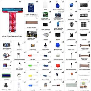 <span class=keywords><strong>Kit</strong></span> pembelajaran pemula Ultimate untuk Rasp 3 <span class=keywords><strong>2</strong></span> Model <span class=keywords><strong>B</strong></span>/<span class=keywords><strong>B</strong></span> + Python ADXL345 kabel GPIO Motor DC untuk Dewasa pelajar - Product Image 2