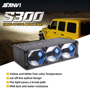 Sanvi <span class=keywords><strong>S300</strong></span> CT200h universale blu LED griglia anteriore per Auto luce stroboscopica da corsa lampade da DRL nuovo bianco giallo 12V lampadina Auto per Accord - Product Image 2