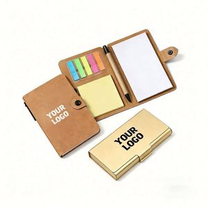 Cuaderno Kraft con Logotipo Personalizado y Bolígrafo al por Mayor, Blocs de Notas Impresos, Notas Adhesivas, Papelería de Oficina, Regalo Promocional Empresarial - Product Image 1