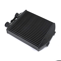 Intercooler de voiture pour VW Polo GTI Seat Ibiza Mk4 1.8T essence Skoda Fabia VRS 1.9 PD130 diesel Radiateur en aluminium noir à barres et plaques