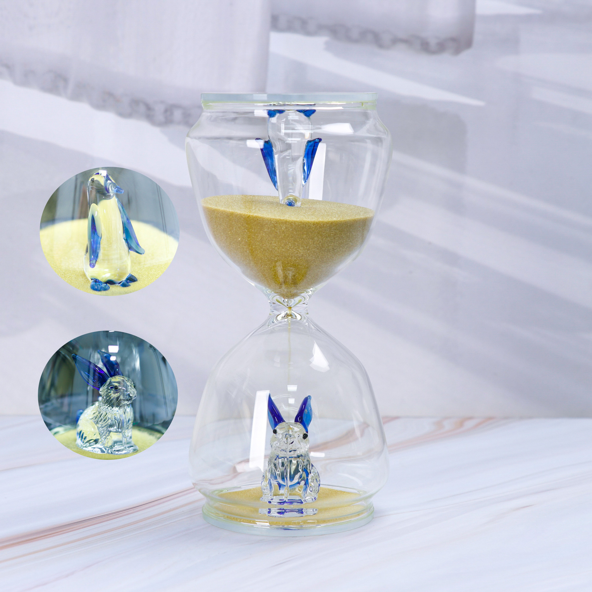 Pingouin bleu-lapin bleu